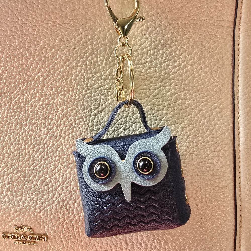 Owl Keychain Charm